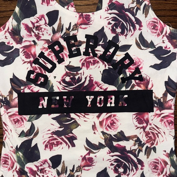 NWOT Superdry Women’s Lenox Bodysuit Floral Size Med. New Without Tags. - Picture 9 of 9